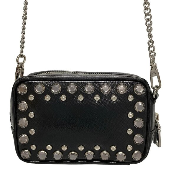 Auth PRADA - Black Patent Leather Shoulder Bag - Picture 2 of 16